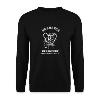 Ich bin jetzt die Beste Version Meinerselbst - Unisex Pullover - Schwarz - Vorne - Alina (178cm) & Michal (187cm)