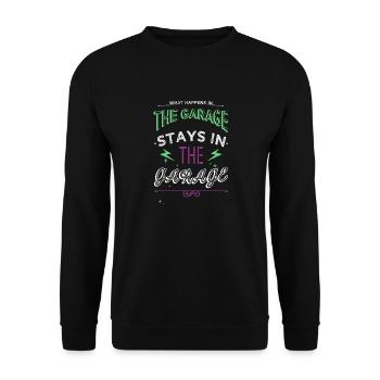 a mechanical engineer tshirts - Unisex Pullover - Schwarz - Vorne - Alina (178cm) & Michal (187cm)