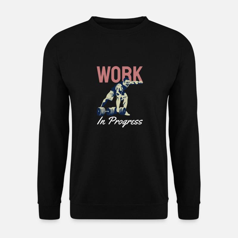 Work in Progress - Unisex Sweatshirt - black