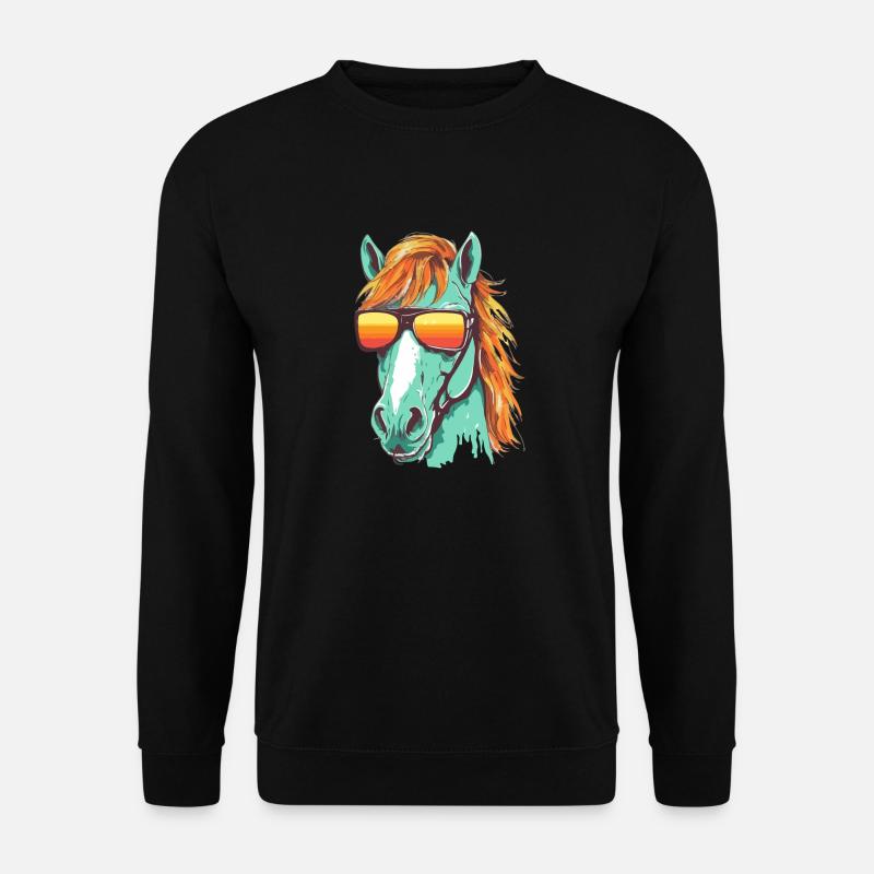 Reto das Pferd - Unisex Pullover - Schwarz