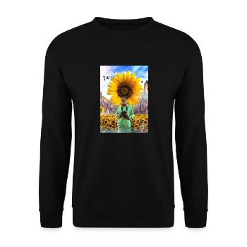 Happy Summer Photographer - Unisex Sweatshirt - black - Front - Alina (178cm) & Michal (187cm)