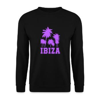 ibiza - Unisex Pullover - Schwarz - Vorne - Alina (178cm) & Michal (187cm)