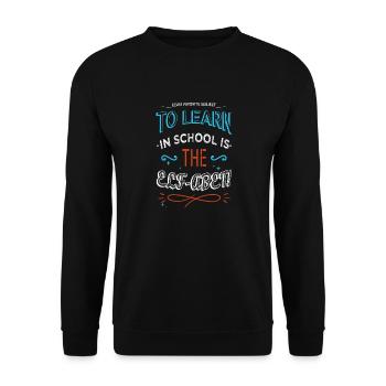 christmas present christmas tree quote beards - Unisex Pullover - Schwarz - Vorne - Alina (178cm) & Michal (187cm)