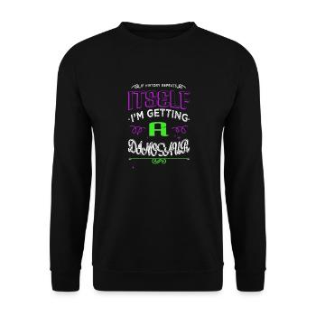 Black History African American Pride Power - Unisex Sweatshirt - black - Front - Alina (178cm) & Michal (187cm)