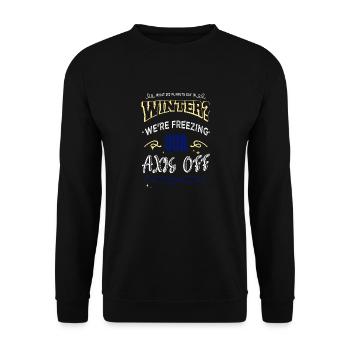 cadeau d’anniversaire astronomie amateurs d’astronomie drôle - Sweat-shirt Unisexe - noir - Devant - Alina (178cm) & Michal (187cm)