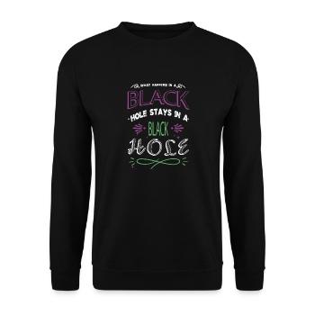christmas celestial astrology conspiracy - Unisex Pullover - Schwarz - Vorne - Alina (178cm) & Michal (187cm)
