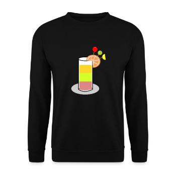 Feu tricolore cocktail - Sweat-shirt Unisexe - noir - Devant - Alina (178cm) & Michal (187cm)