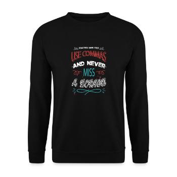 blagues tasses livre amant editeur lecture citation - Sweat-shirt Unisexe - noir - Devant - Alina (178cm) & Michal (187cm)