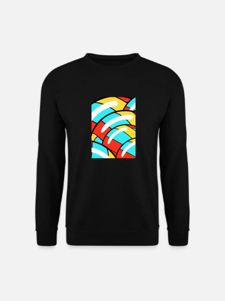 Dessin Multicolore - Sweat-shirt Unisexe - noir