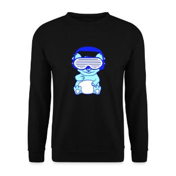 DJ Koala Ours Australien Koala Ours Assis Mignon - Sweat-shirt Unisexe - noir - Devant - Alina (178cm) & Michal (187cm)