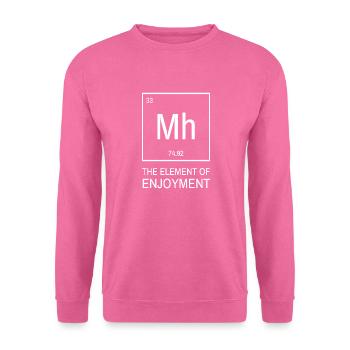 Mh das Element des Genießens im Periodensystem - Unisex Pullover - Pink - Vorne