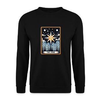 Der Stern - Unisex Pullover - Schwarz - Vorne - Alina (178cm) & Michal (187cm)