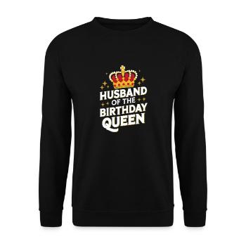 Ehemann Ehegatte Familie Hochzeit - Unisex Pullover - Schwarz - Vorne - Alina (178cm) & Michal (187cm)