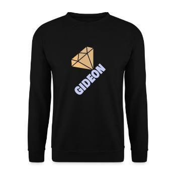 Noble Gideon - Unisex Sweatshirt - black - Front - Alina (178cm) & Michal (187cm)