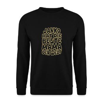 Dire Janko - Sweat-shirt Unisexe - noir - Devant - Alina (178cm) & Michal (187cm)