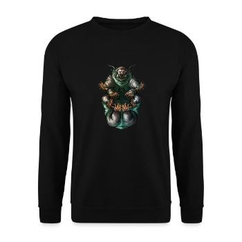 Tardigrade - Unisex Sweatshirt - black - Front - Alina (178cm) & Michal (187cm)