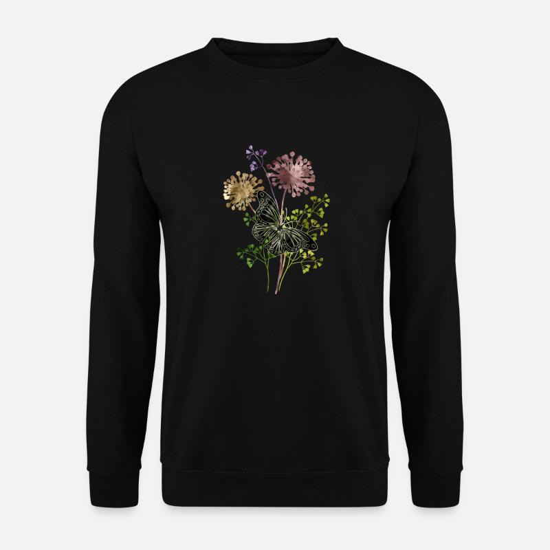 Papillon - Sweat-shirt Unisexe - noir