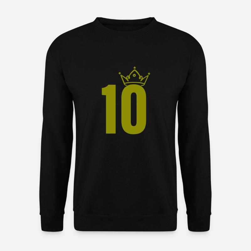 10 krone - Unisex Pullover - Schwarz