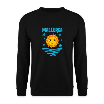 Wasser und sonne - Unisex Pullover - Schwarz - Vorne - Alina (178cm) & Michal (187cm)