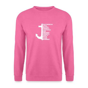 Seepfadfindergesetz Gelübde - Unisex Pullover - Pink - Vorne