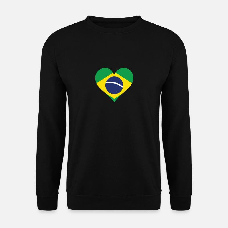 Ein Herz für Brasilien - Unisex Pullover - Schwarz