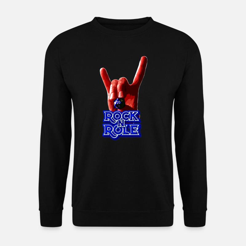 Rock N Rolle V.2 - Unisex Pullover - Schwarz