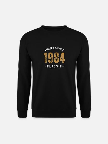 1984 Classic - Birthday - Unisex Sweatshirt - black
