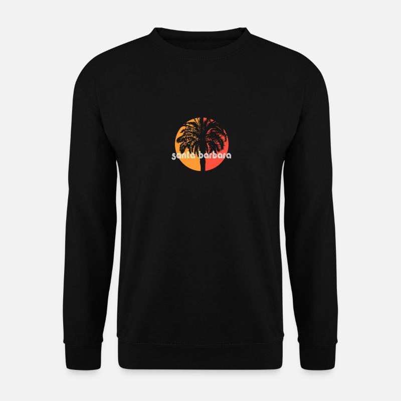 Santa Barbara California Artistic Vacation - Unisex Sweatshirt - black