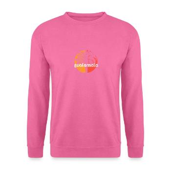 Guatemala Artistic Vacation Souvenir Palmier - Sweat-shirt Unisexe - rose - Devant