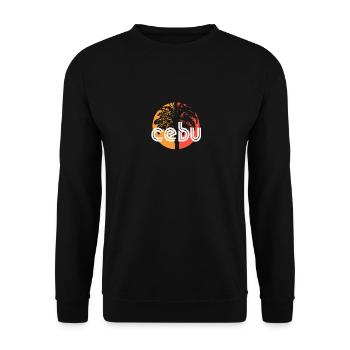 Cebu City Philippines Souvenir de vacances artistiques - Sweat-shirt Unisexe - noir - Devant - Alina (178cm) & Michal (187cm)