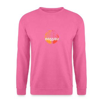 Nassau Bahamas Artistic Vacation Souvenir Palm - Sweat-shirt Unisexe - rose - Devant