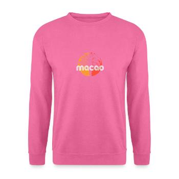 Macao Artistic Vacation Souvenir Palmier - Sweat-shirt Unisexe - rose - Devant
