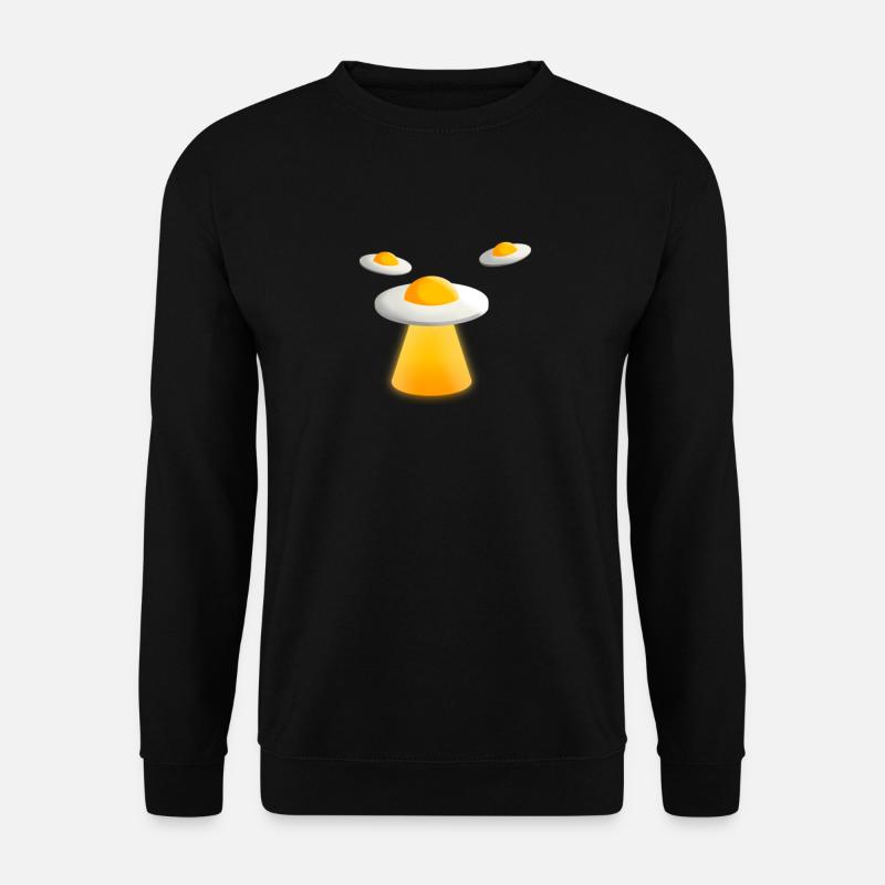 Unidentifiziertes Spiegelei - Unisex Pullover - Schwarz