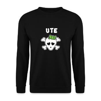 Pirate Ute Design pour les filles et les femmes - Sweat-shirt Unisexe - noir - Devant - Alina (178cm) & Michal (187cm)