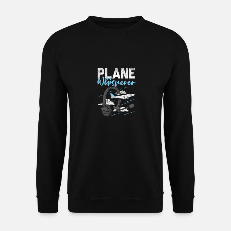Plane Whisperer - Unisex Pullover - Schwarz