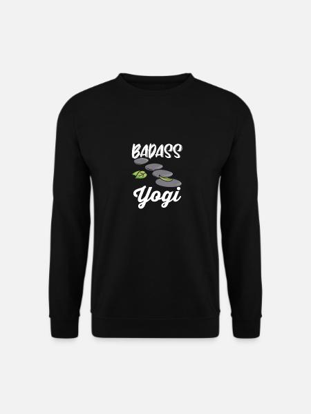 Badass Yogi - Unisex Pullover - Schwarz