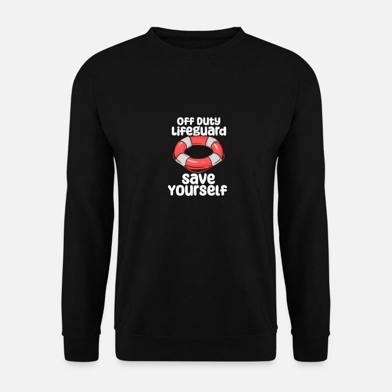 Off Duty Lifeguard - Unisex Pullover - Schwarz