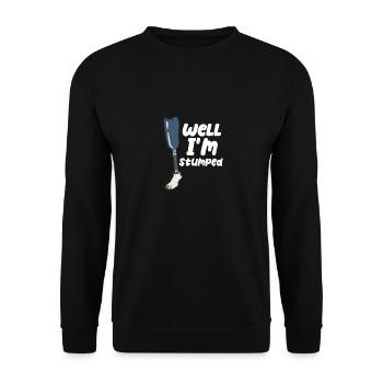 I'm Stumped - Unisex Pullover - Schwarz - Vorne - Alina (178cm) & Michal (187cm)