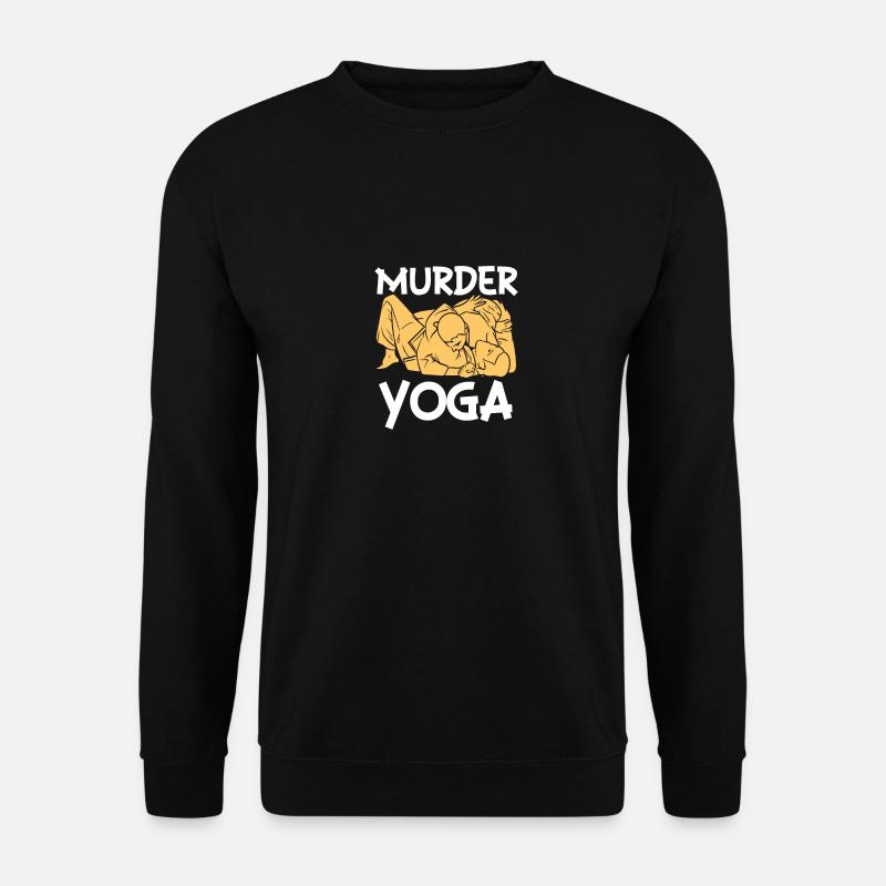 Murder Yoga - Unisex Pullover - Schwarz