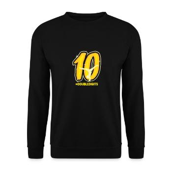 Gymnast's 10th birthday - Unisex Pullover - Schwarz - Vorne - Alina (178cm) & Michal (187cm)