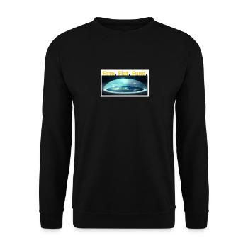 Firm.Flat.Fund. - Unisex Pullover - Schwarz - Vorne - Alina (178cm) & Michal (187cm)