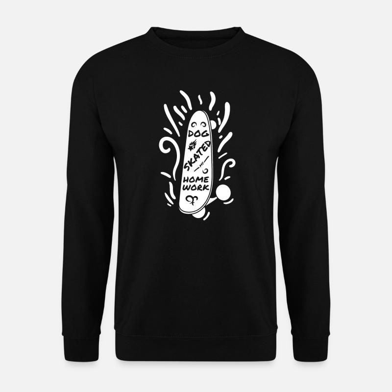 Drôle de dicton de skateboard - Sweat-shirt Unisexe - noir