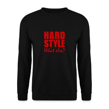 HARDSTYLE - Quoi d'autre? - Sweat-shirt Unisexe - noir - Devant - Alina (178cm) & Michal (187cm)
