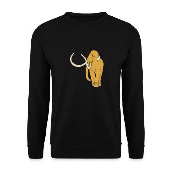 Mammouth - Sweat-shirt Unisexe - noir - Devant - Alina (178cm) & Michal (187cm)