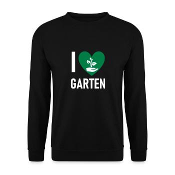 Gartenarbeit Pflanzen Obst Gemüse Bäume - Unisex Pullover - Schwarz - Vorne - Alina (178cm) & Michal (187cm)