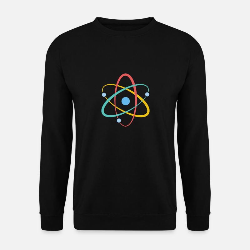 Physik Atom Physiker Geschenk - Unisex Pullover - Schwarz