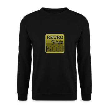 2008 - Unisex Pullover - Schwarz - Vorne - Alina (178cm) & Michal (187cm)
