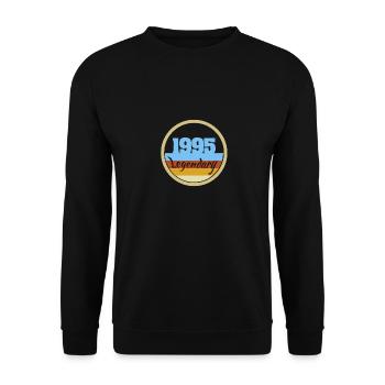 Légendaire 1995 - Sweat-shirt Unisexe - noir - Devant - Alina (178cm) & Michal (187cm)