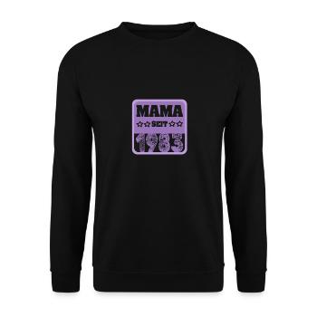 Witzig 1983 - Unisex Pullover - Schwarz - Vorne - Alina (178cm) & Michal (187cm)