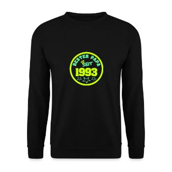 Jahr 1993 - Unisex Pullover - Schwarz - Vorne - Alina (178cm) & Michal (187cm)